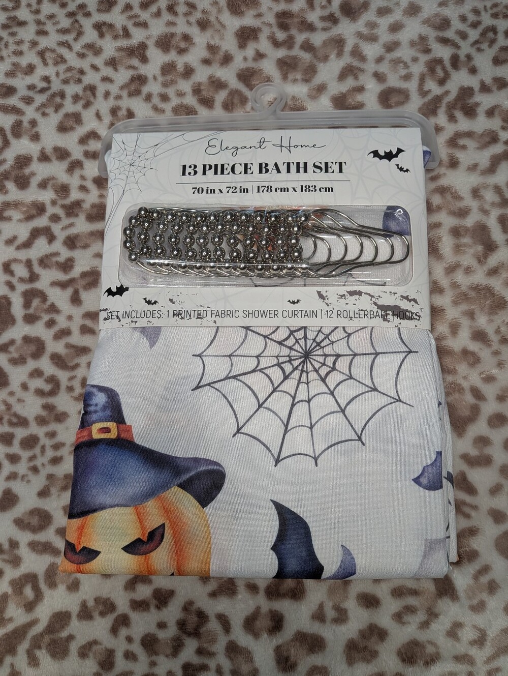 Halloween Jack-o'-lantern Shower Curtain